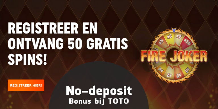 No deposit bonus free spins toto